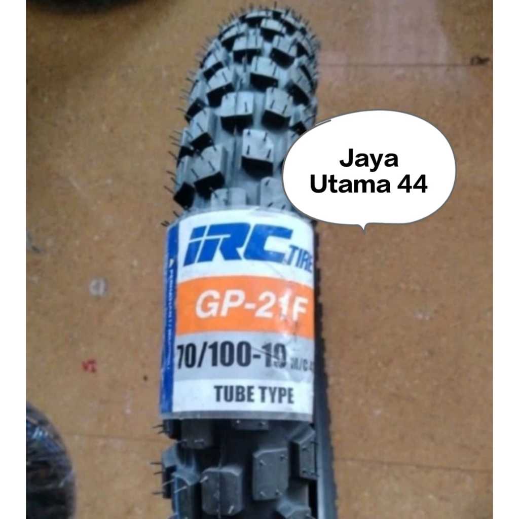 Ban Luar IRC 70/100-19 GP21F Tubetype Ban Trail Tahu ring 19