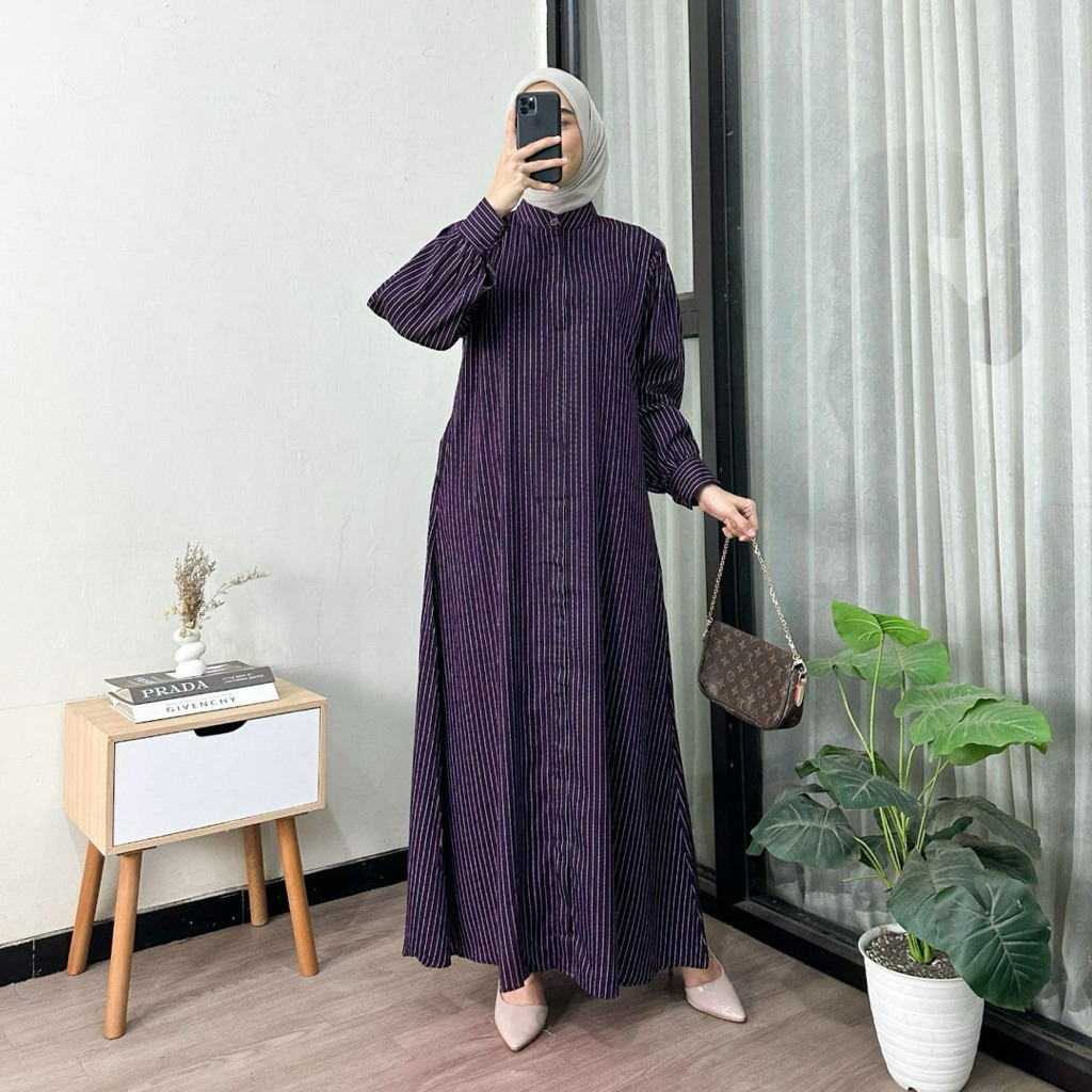 Gamis Zara rayon Premium motif kekinian