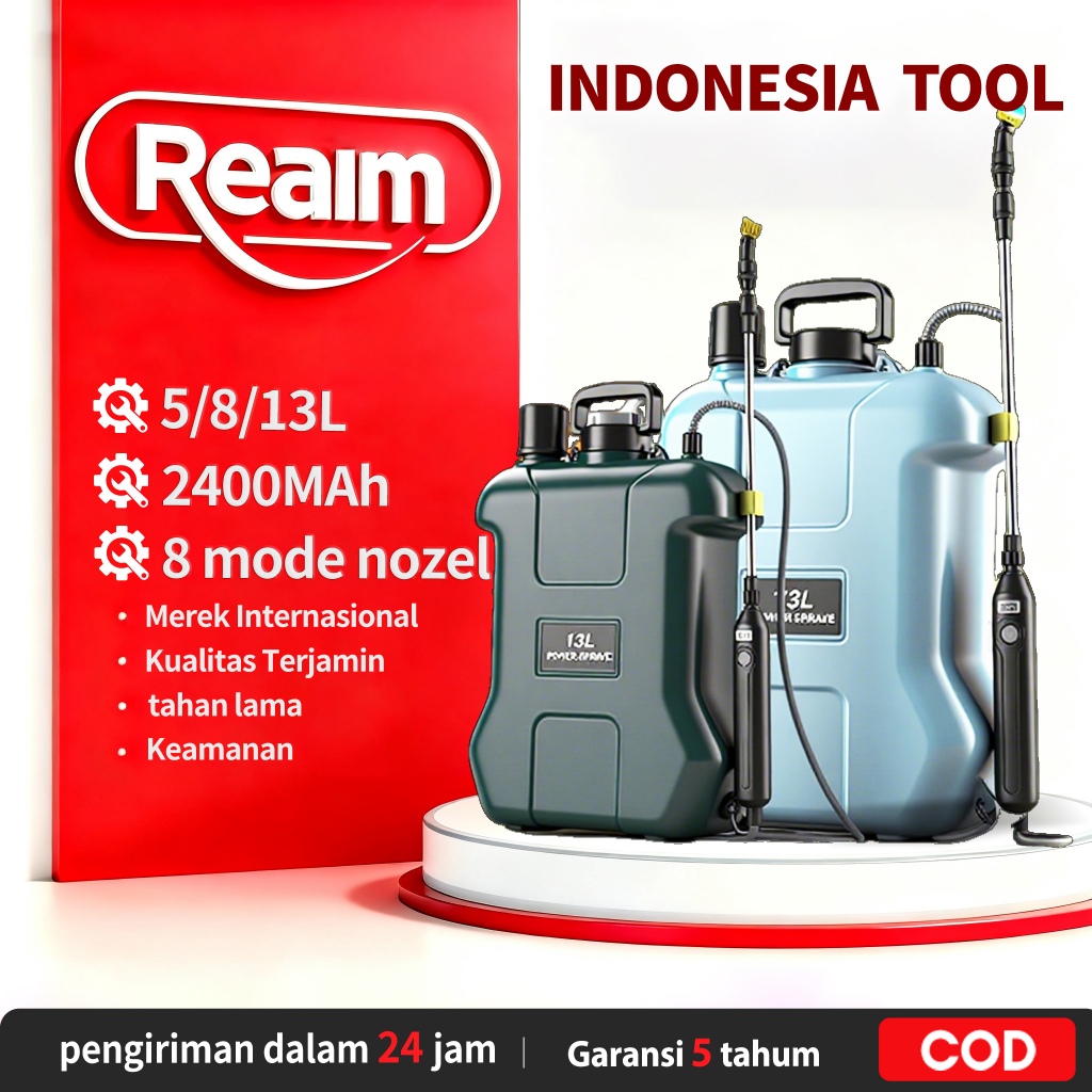 NEW Reaim SPRAYER ELEKTRIK 13 LITER SNI Alat Semprot Tanaman Pertanian Alat Semprot Hama Otomatis