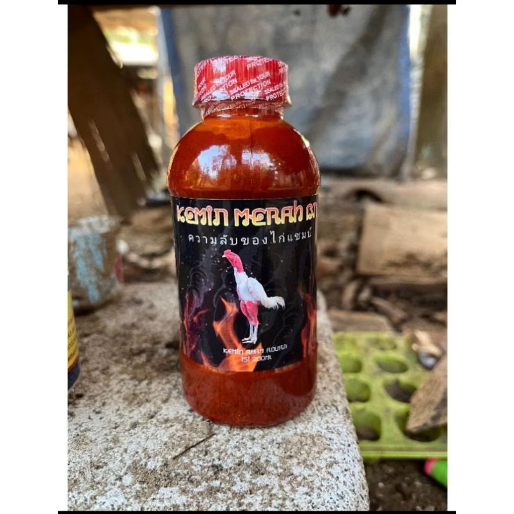 Kemin Cair Merah BN Kulit ayam merah merona jamu suplemen kulit ayam jadi kuat kulit ayam merah mero