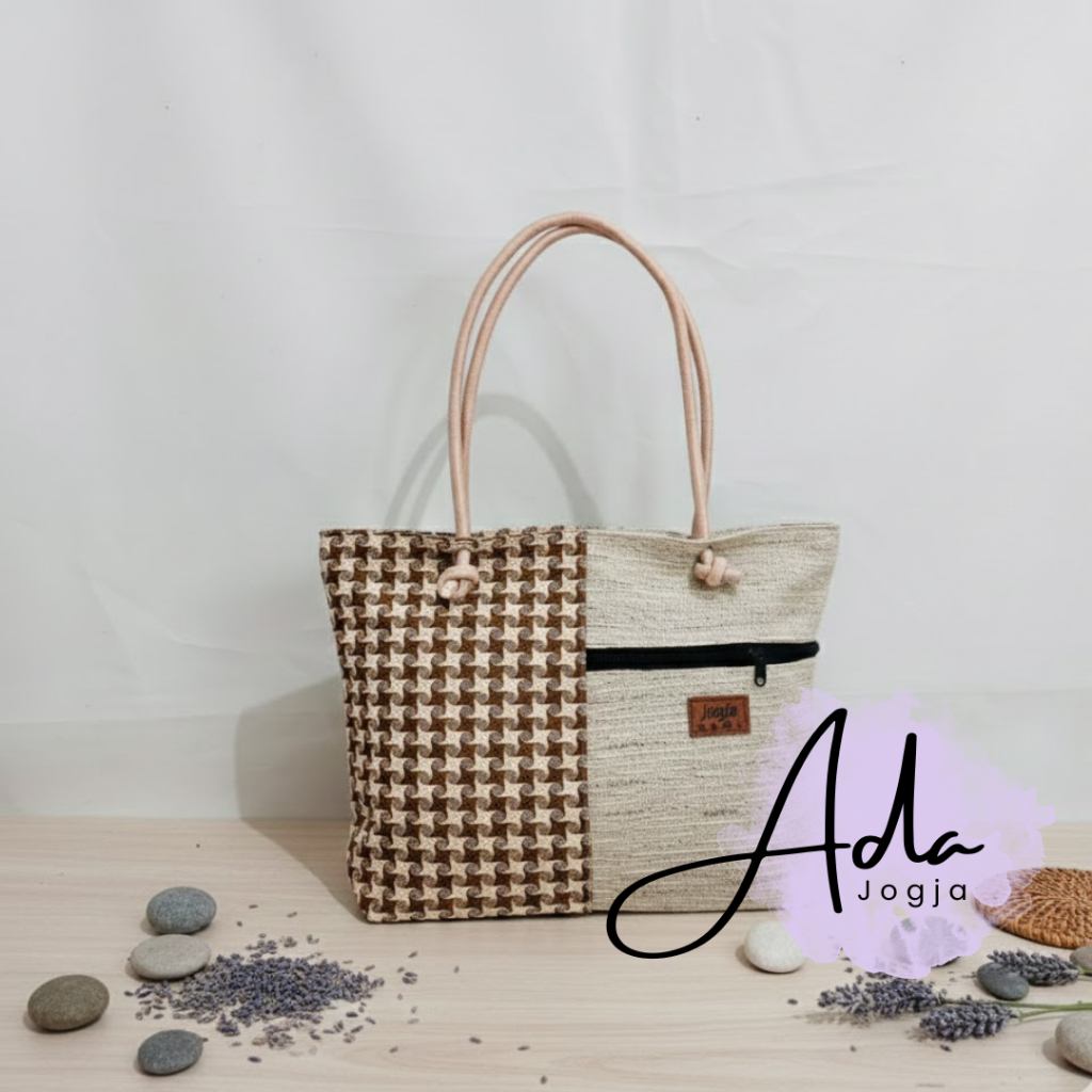 TOTE BAG GONI WANITA RESLETING/TAS TOTE GONI/TAS WANITA/TOTE GONI KOMBINASI