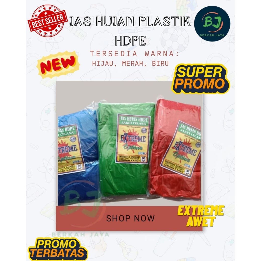 JAS HUJAN TEBAL JC EXTREME 1 LUSIN