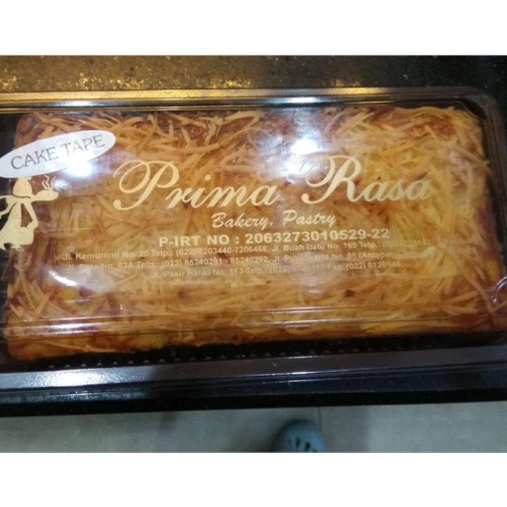 CAKE TAPE KEJU PRIMA RASA BANDUNG