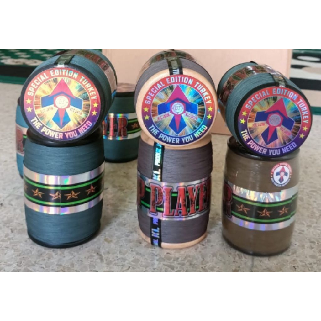 Gelasan Layangan turkey Matot abu monster 6000 Yard - Bahan Senar Matot abu monster Tekstur halus be