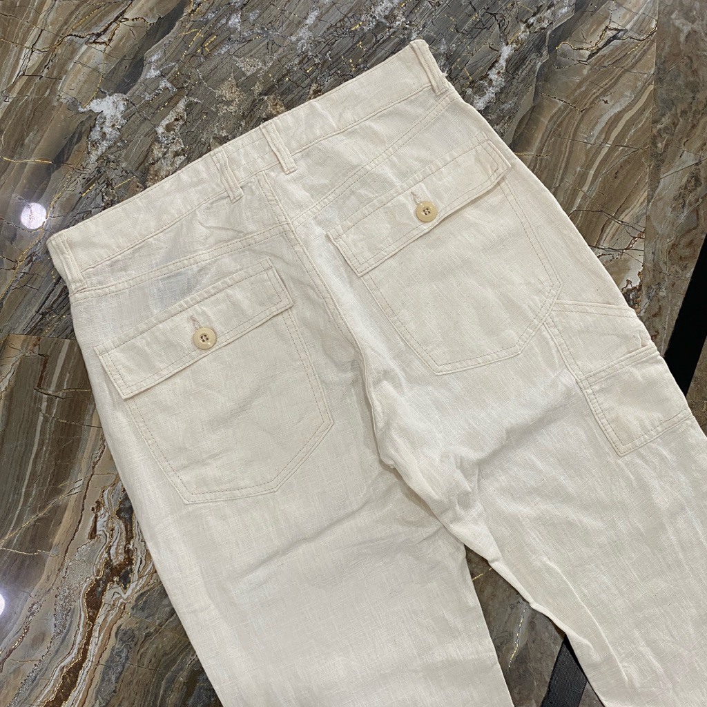 Frizm works carpenter linen fatigue pants