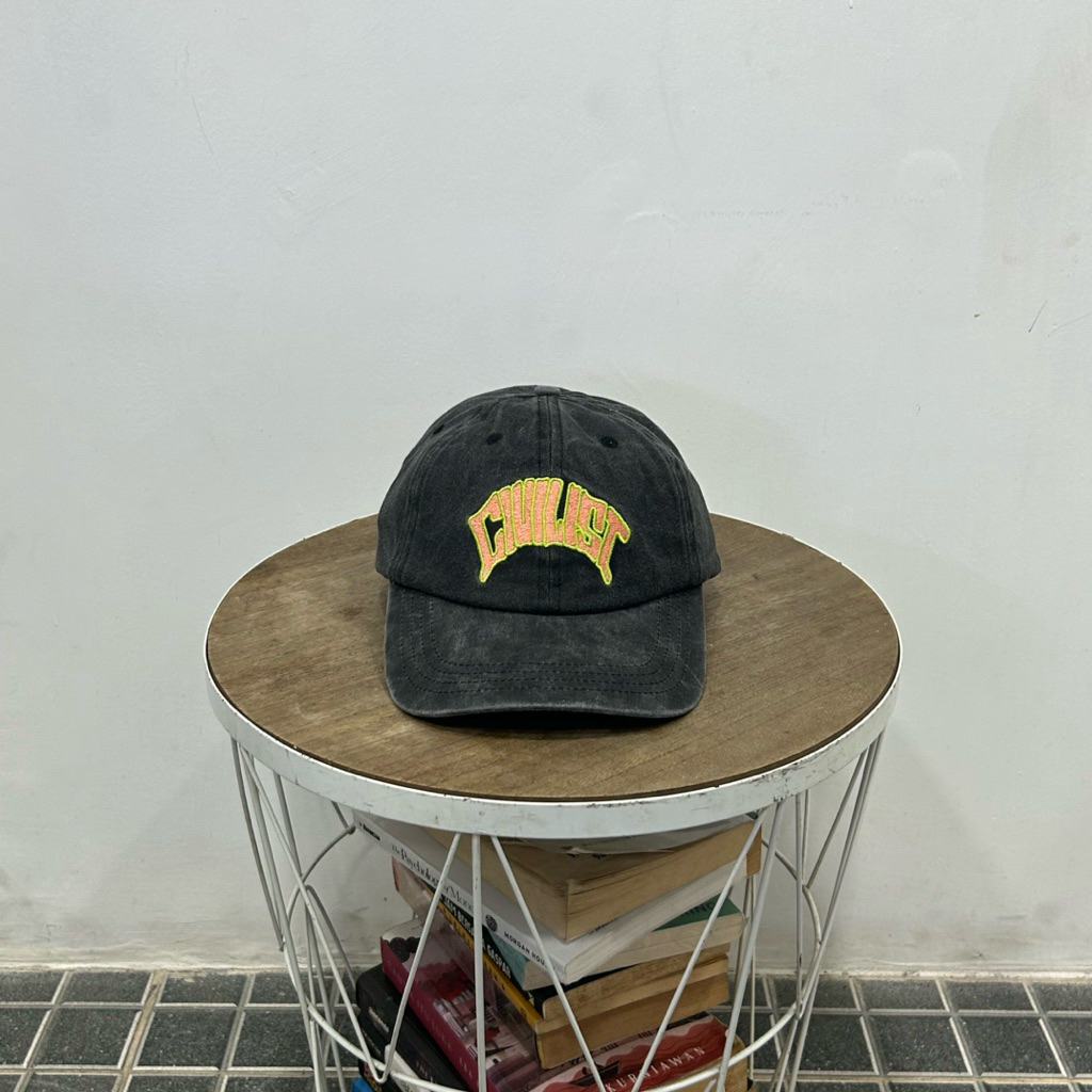 CIVILIST ARCH LOW PRO CAP BLACK WASHED