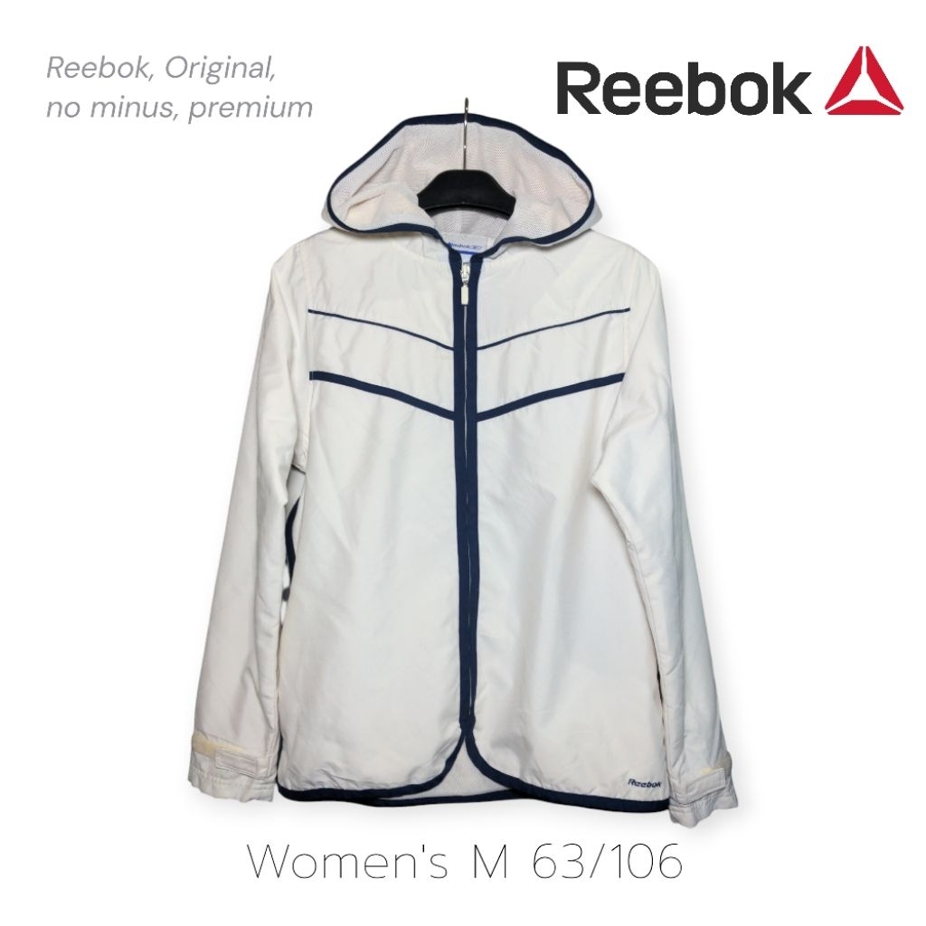 Rebook Ladies Hoodie Jacket For Woman Olahraga Original M