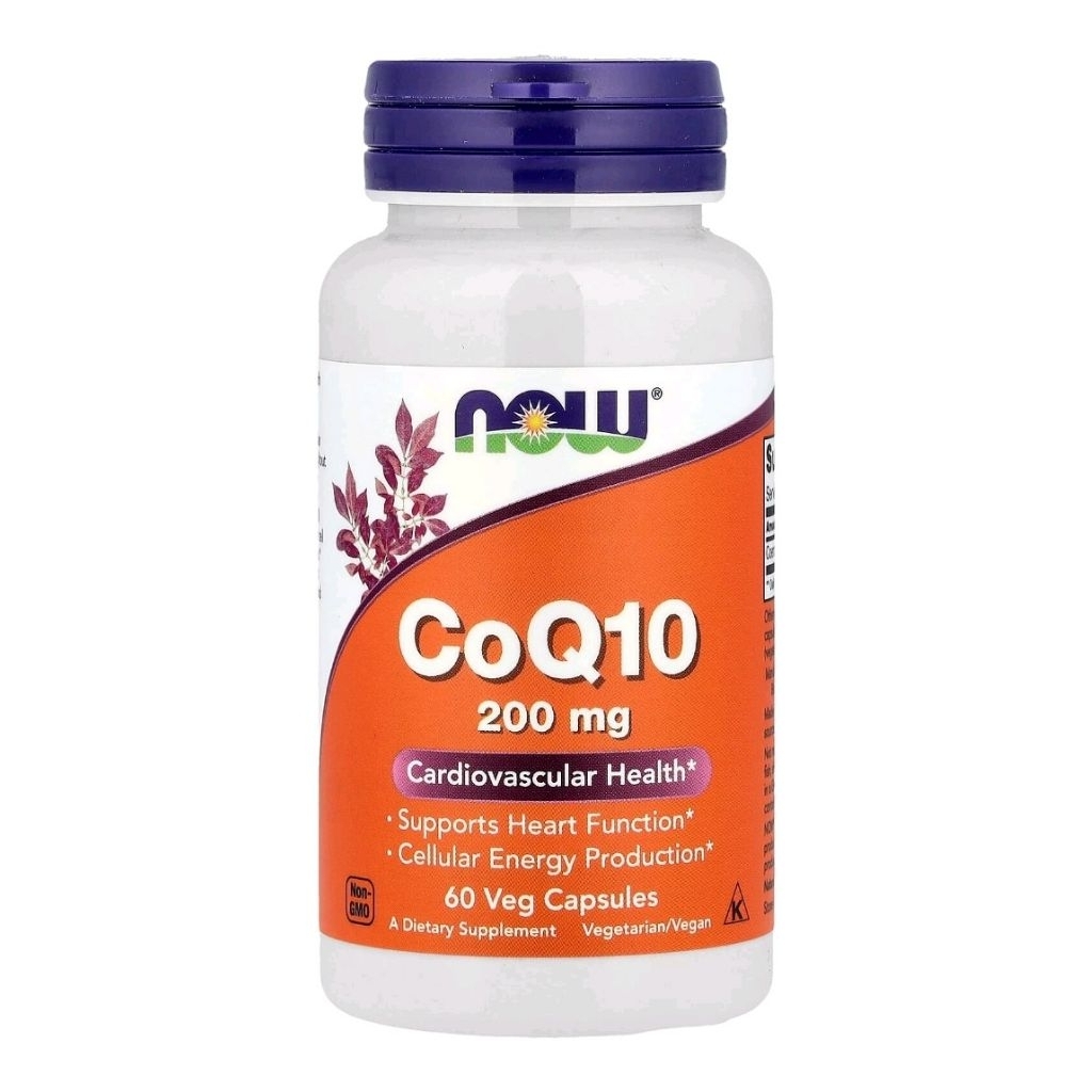 NOW COQ10 200MG 60 VEG CAPSULES | WELLNESS GUIDE
