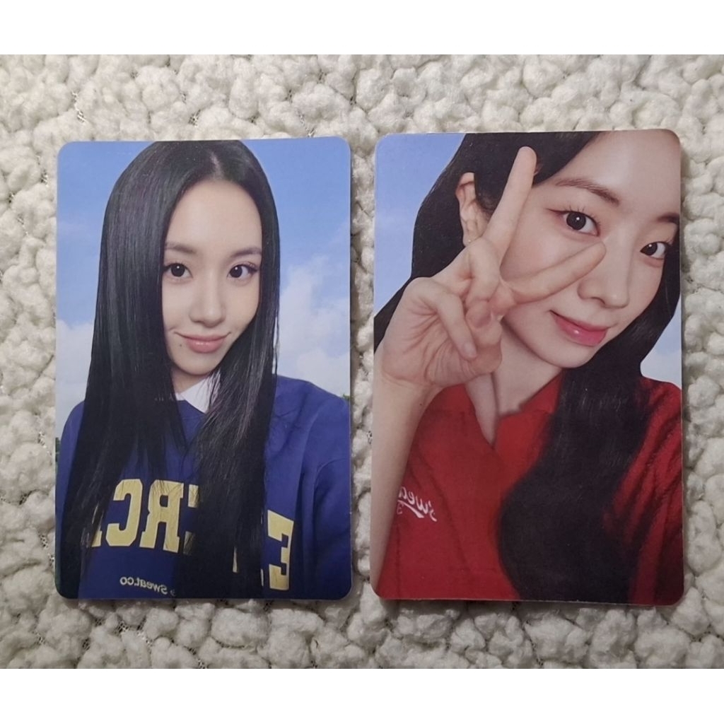 Photocard PC twice x richeese Dahyun + Chaeyoung