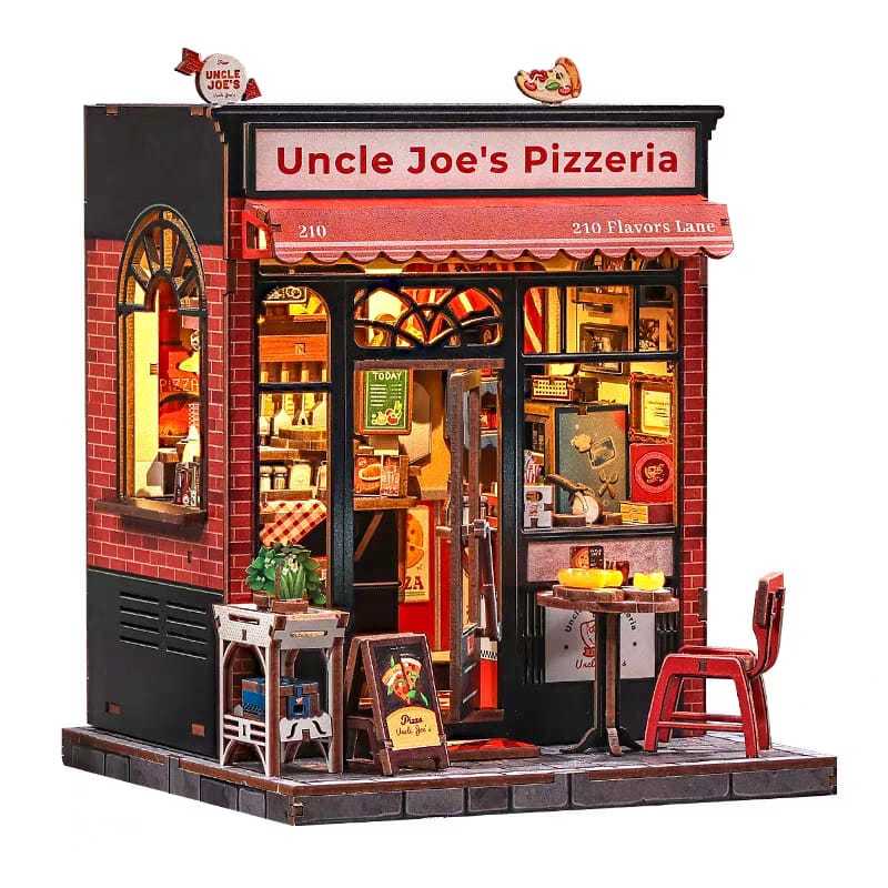 MAINAN BONGKAR PASANG CUTEBEE UNCLE JOE'S PIZZERIA + LAMPU
