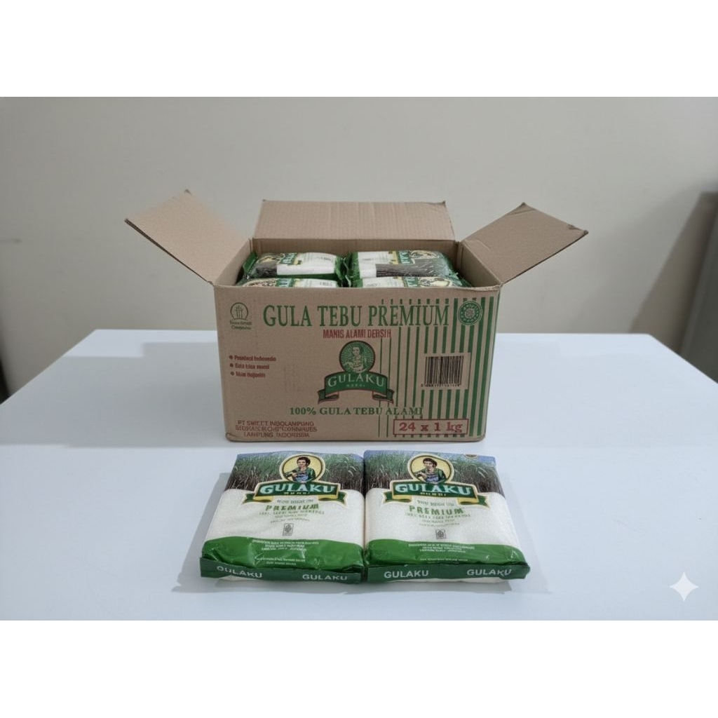 GULAKU 1 KG HIJAU 1 DUS ISI 24