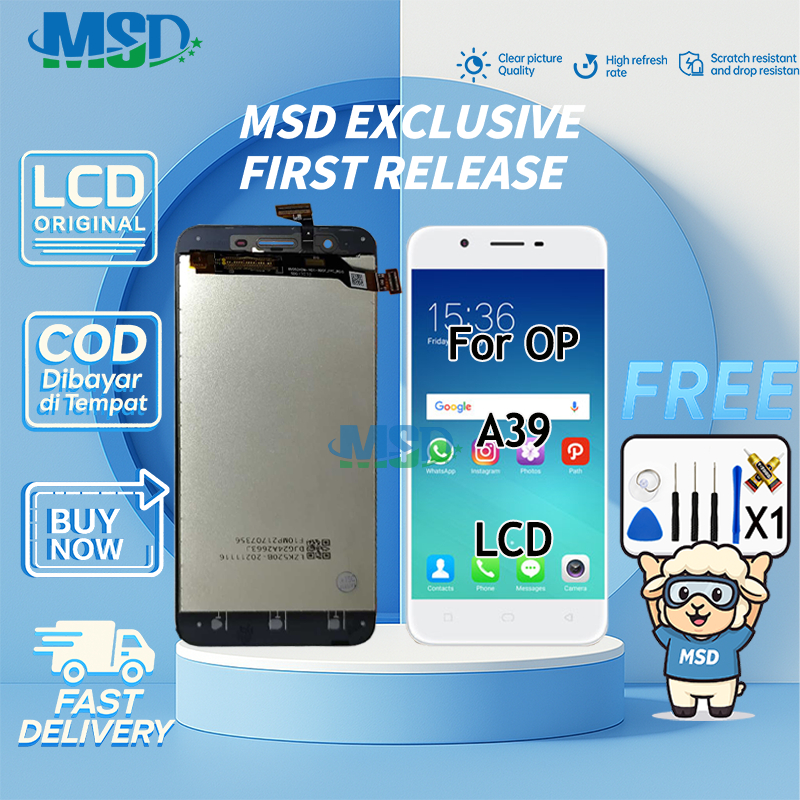 LCD For OPPO A39 UNIVERSAL FULLSET Touchscreen LCD HP OG ASUGAR/MSD
