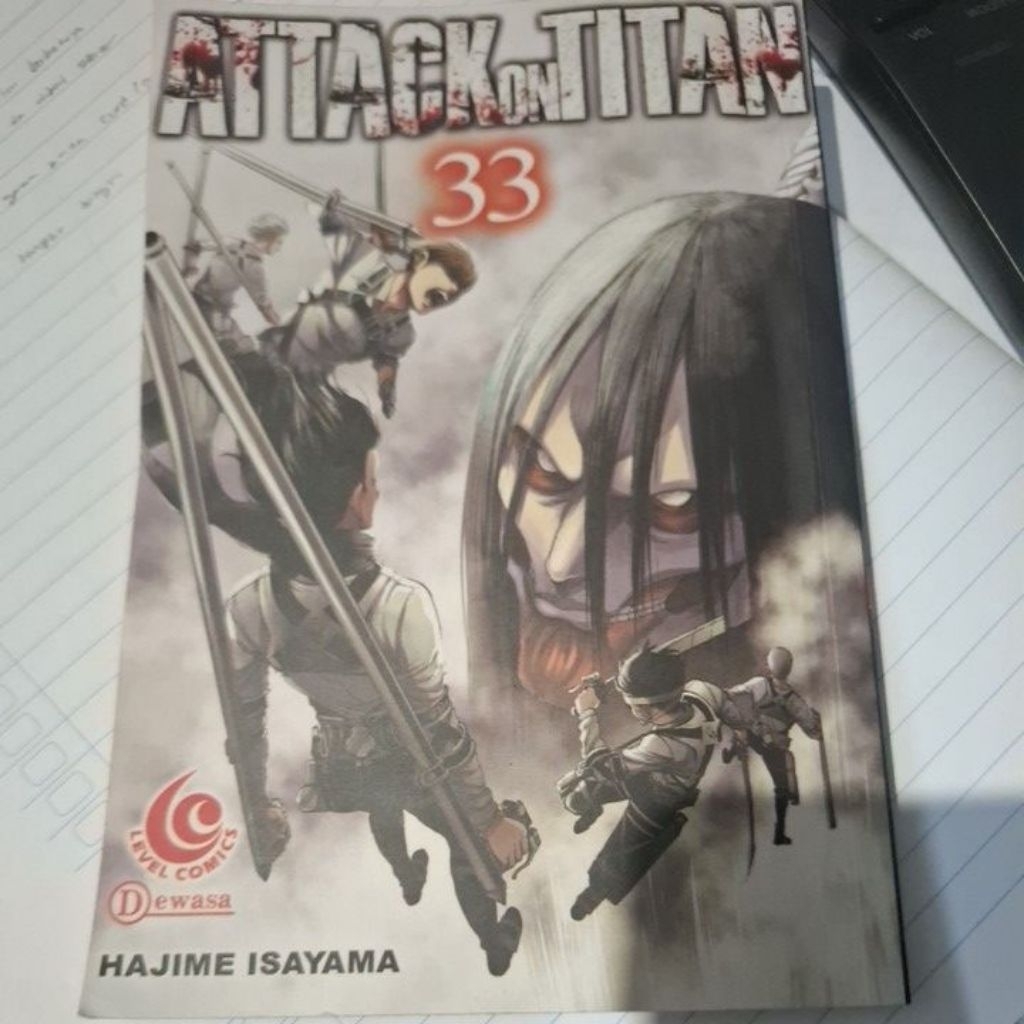 komik attack on titan volume 33