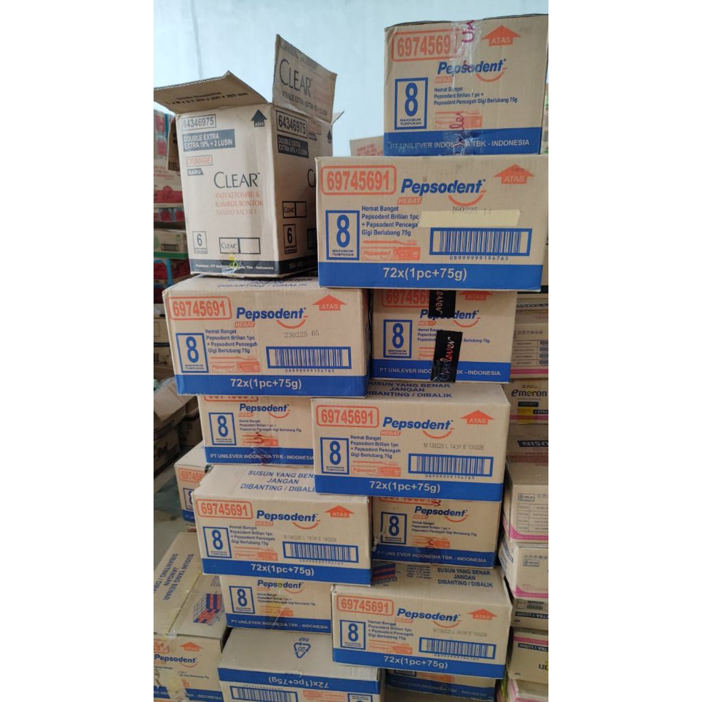 PEPSODENT 72gr, 225gr, Pepso+sikat, CloseUp DUS
