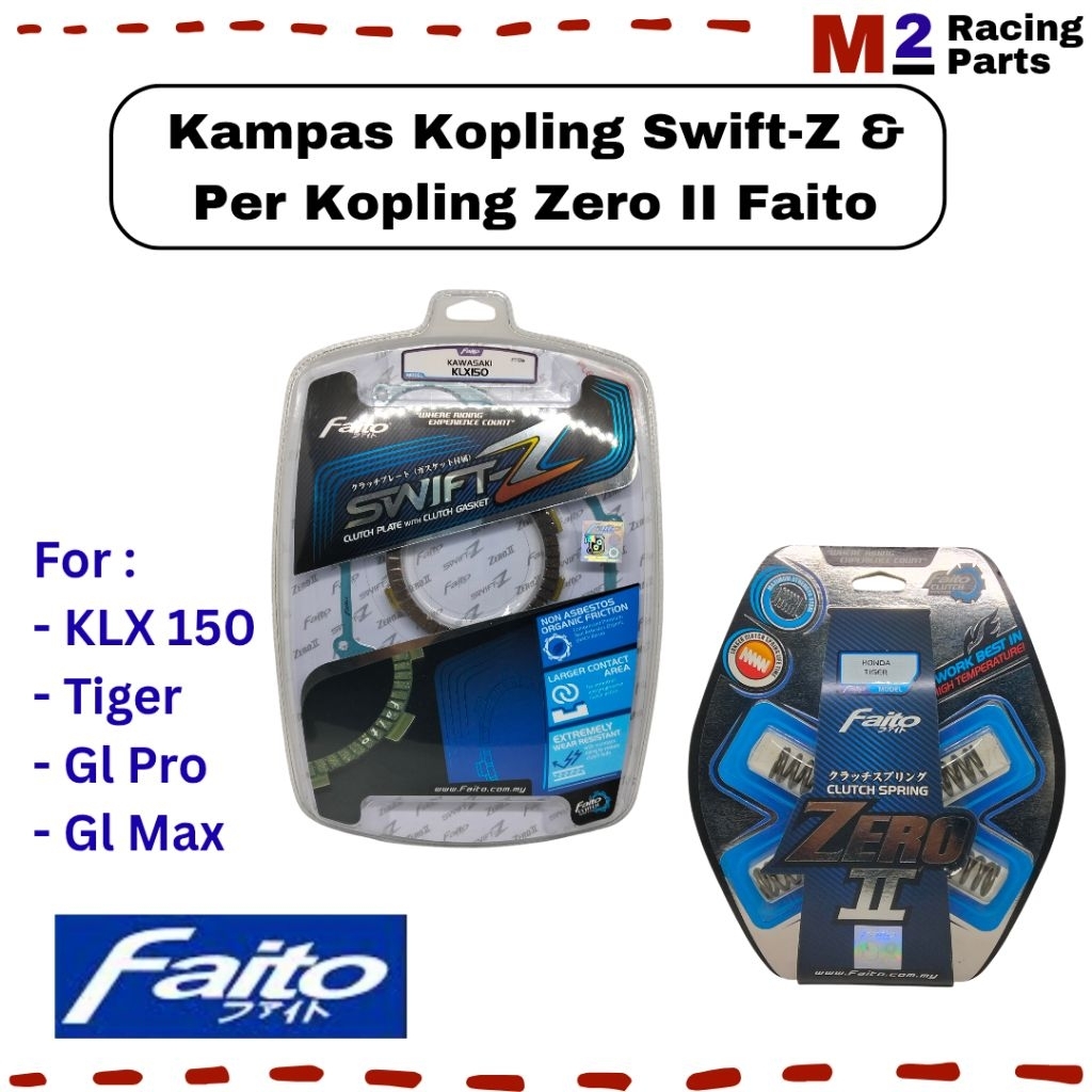 Kampas Per Kopling Faito Tiger KLX 150 GL Pro Neotech GL Max
