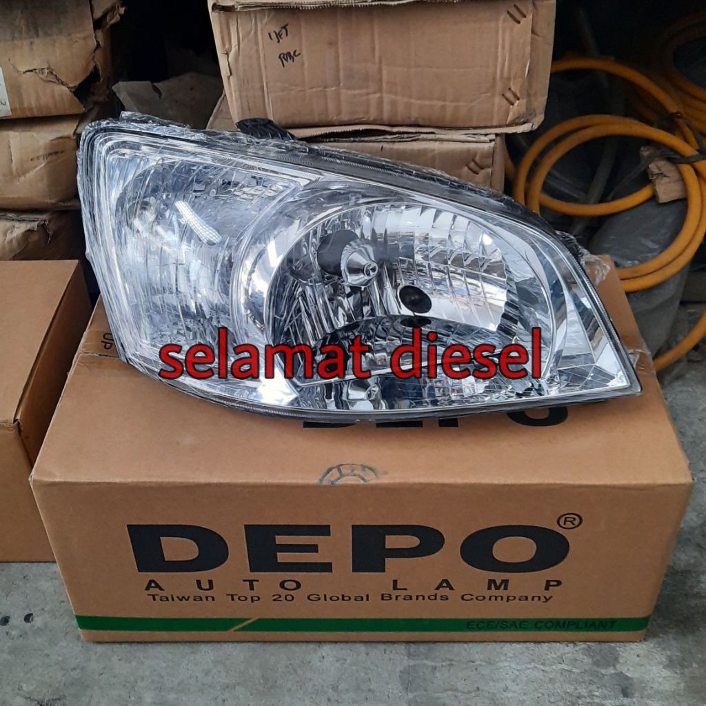 Lampu Depan Head Lamp Headlamp Hyundai Getz 2002 2003 2004 2005 2006 mml-llls-RD-E