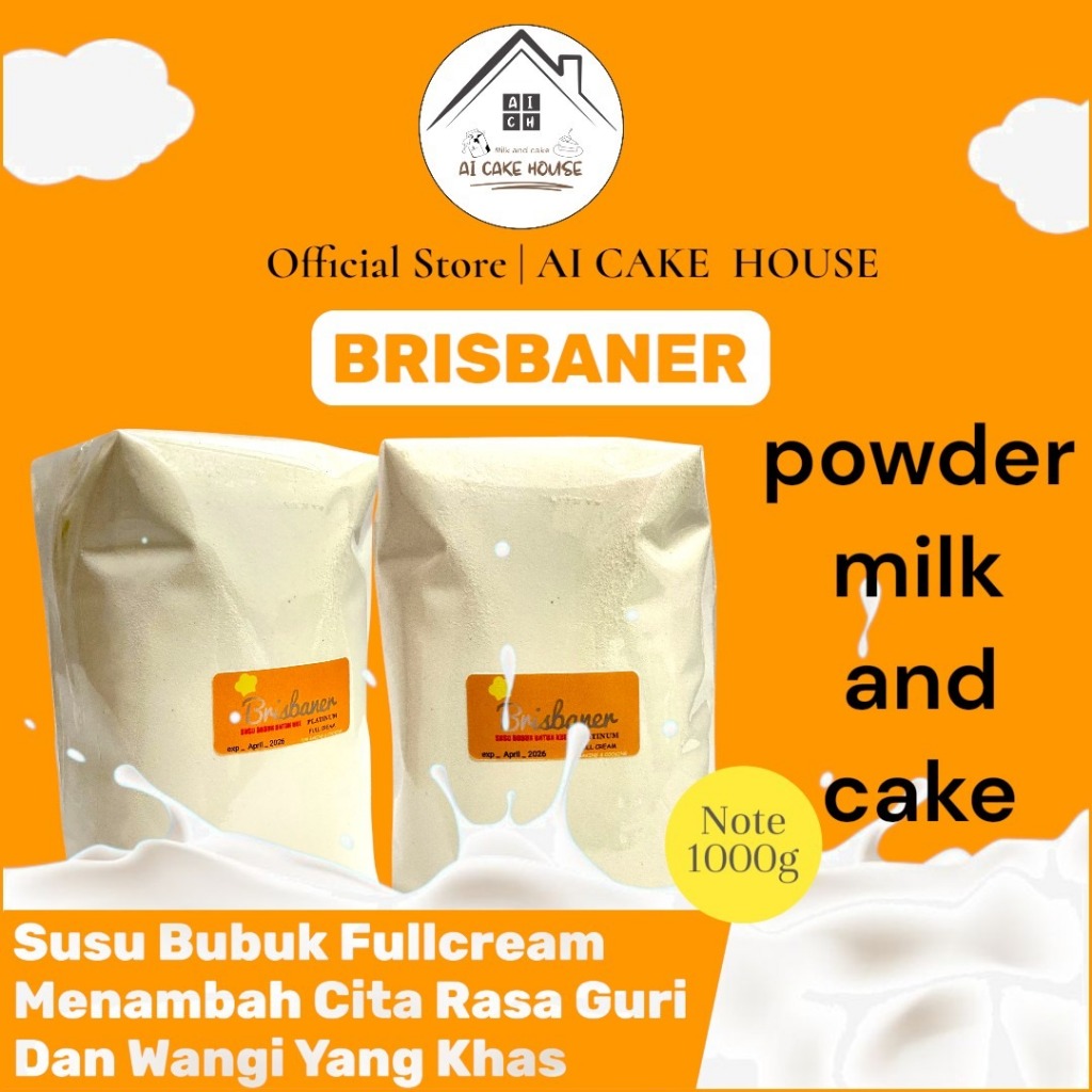 Susu Bubuk Bribaner Fullcream 1kg Kiloan Terlaris Bintang Milk Asli Susu Bubuk Untuk Minuman & Kue