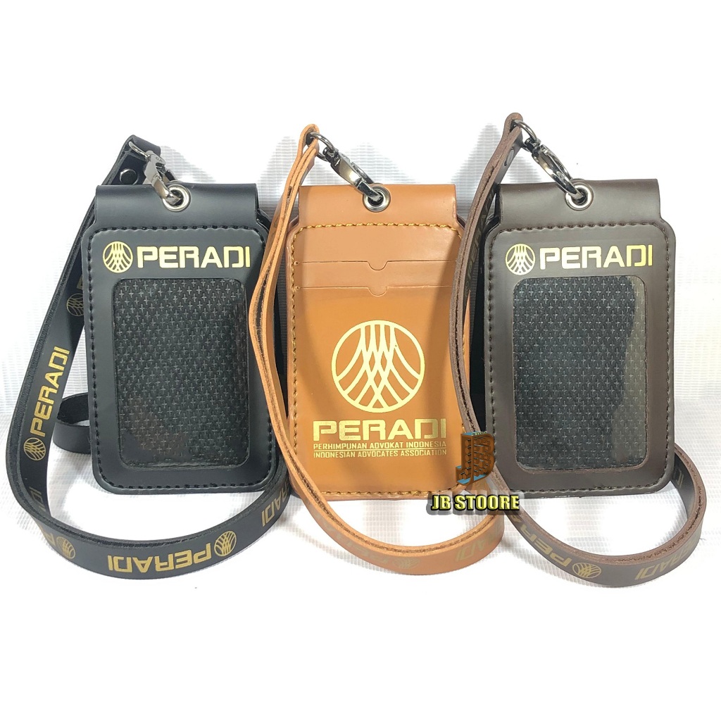 Tempat Id Card PERADI Lipat Magnet Kulit / Id Card Peradi Saku Magnet / name tag peradi lipat magnet