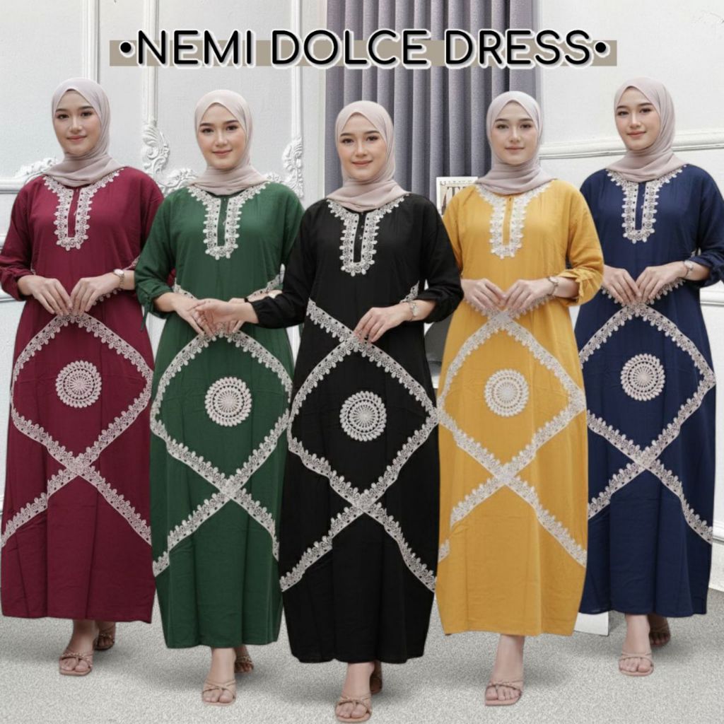 ARABIAN GAMIS//ARABIAN NEMI DOLCE//JUMBO RAYON TEBAL