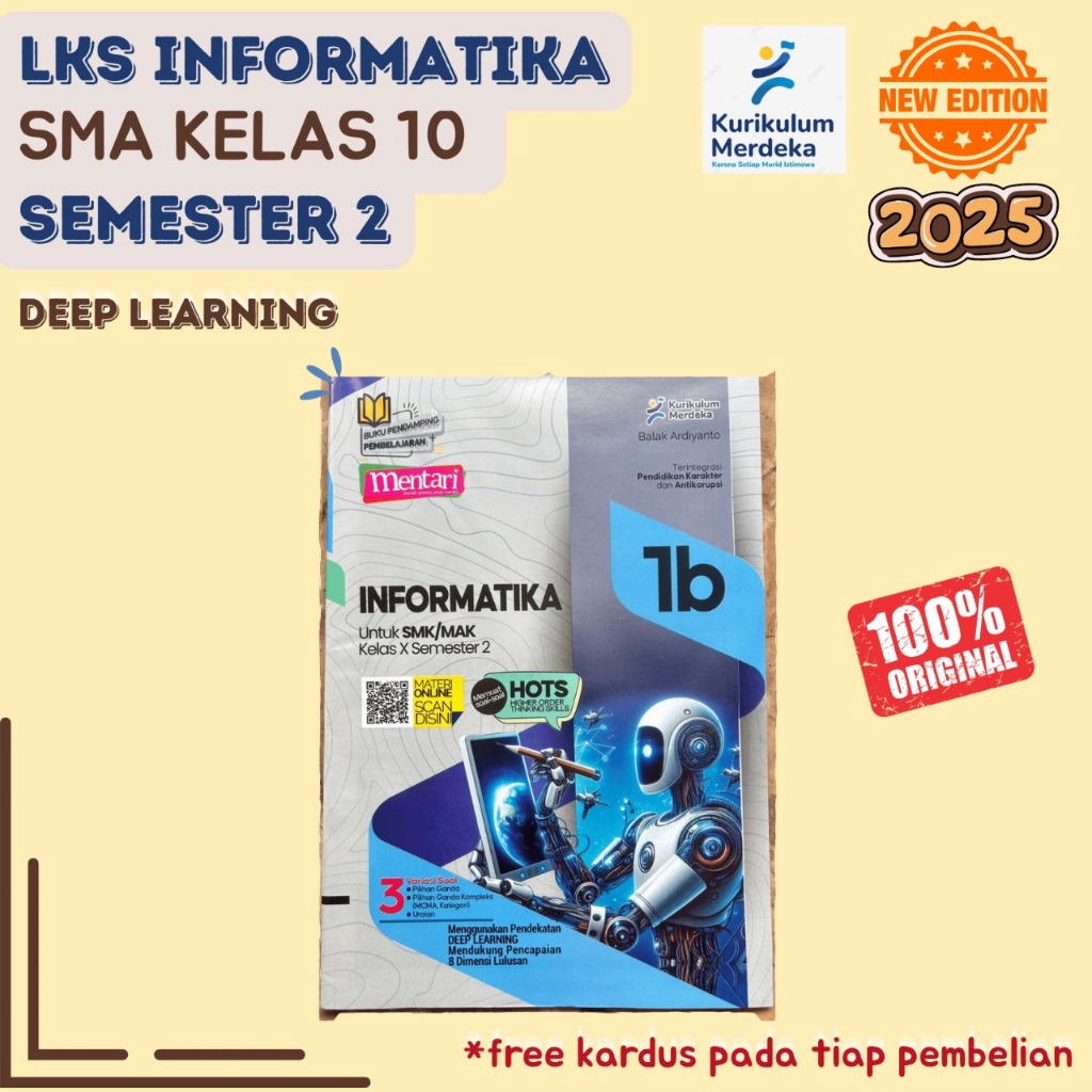 LKS INFORMATIKA KELAS 10 UNTUK SMK/MAK SEMESTER 2 KURIKULUM MERDEKA-MENTARI