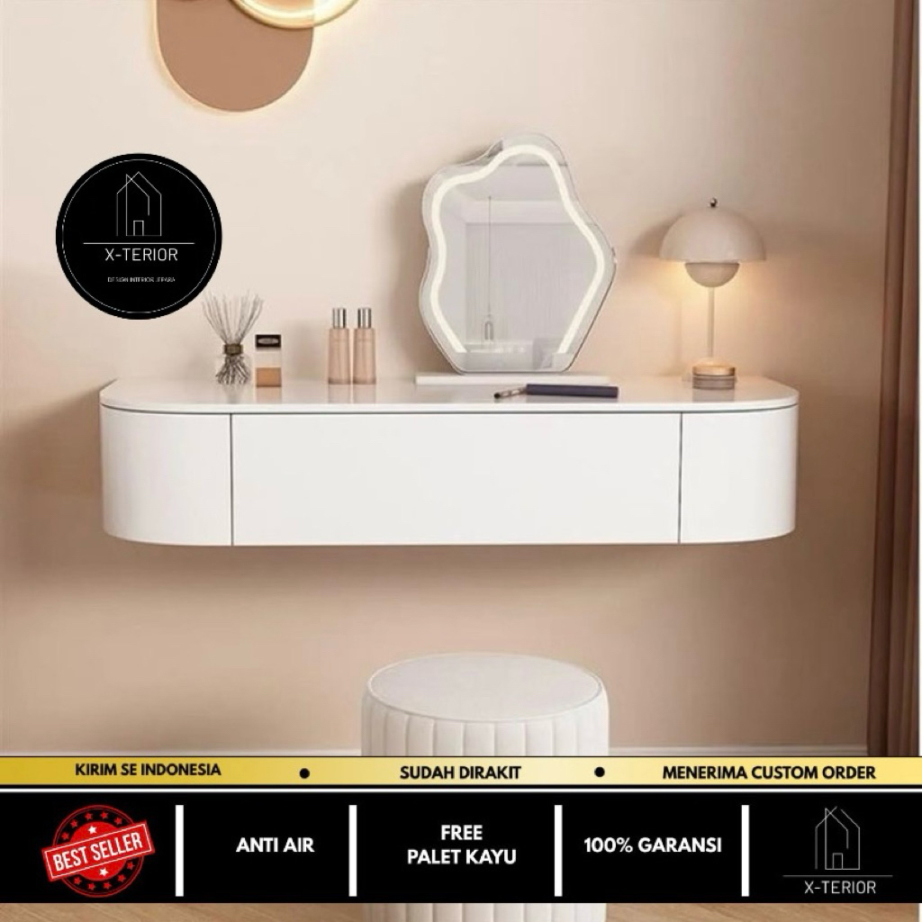 MEJA RIAS GANTUNG MINIMALIS LACI FURNITURE