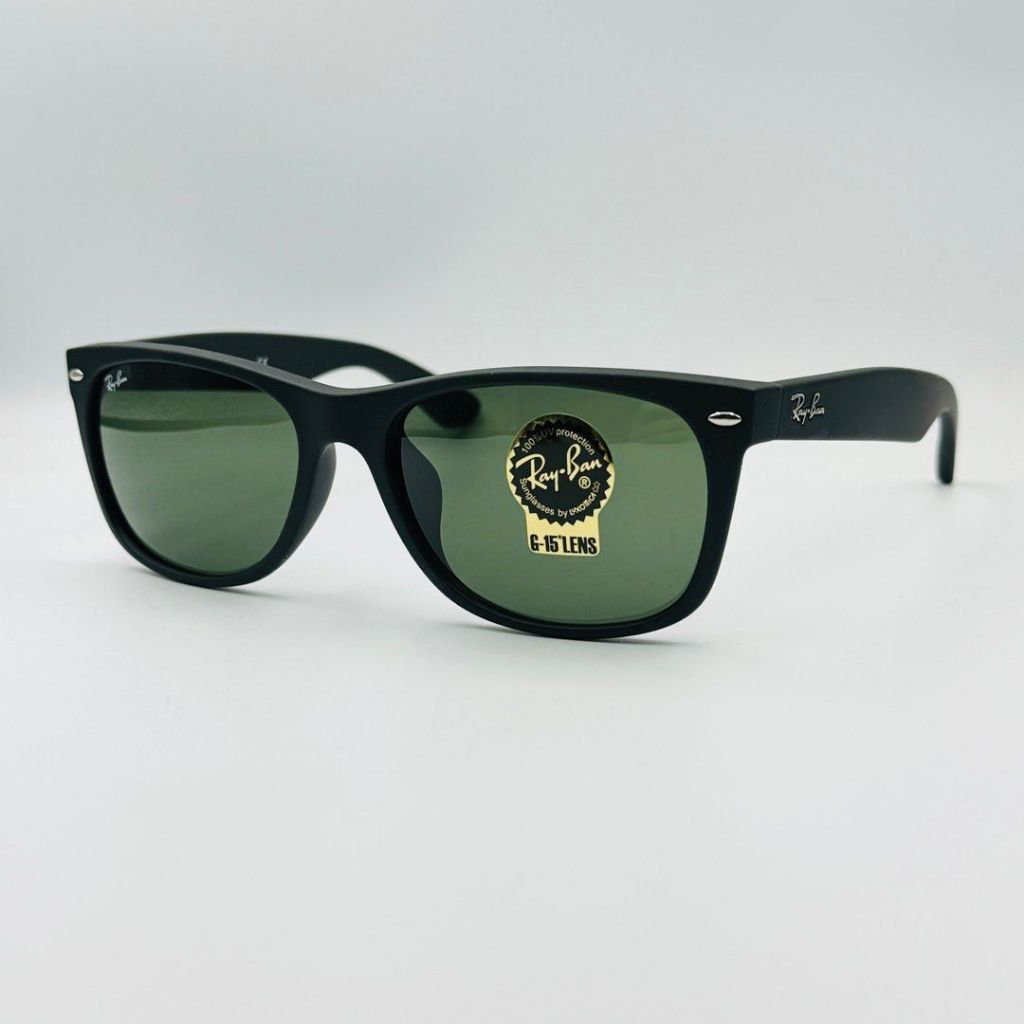 Kacamata RayBan New Wayfarer RB2132 622 Black Doff/Matte Original