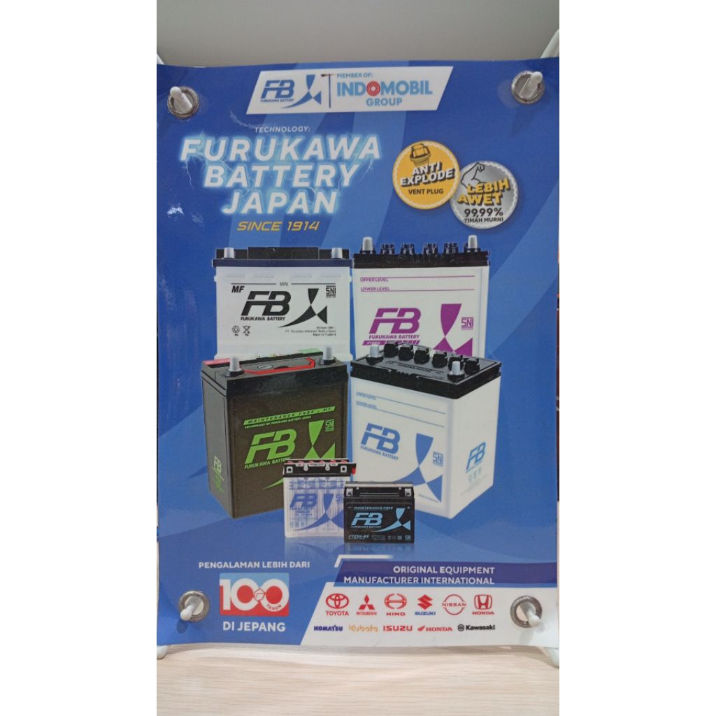 Aki mobil dan motor Furukawa Battery