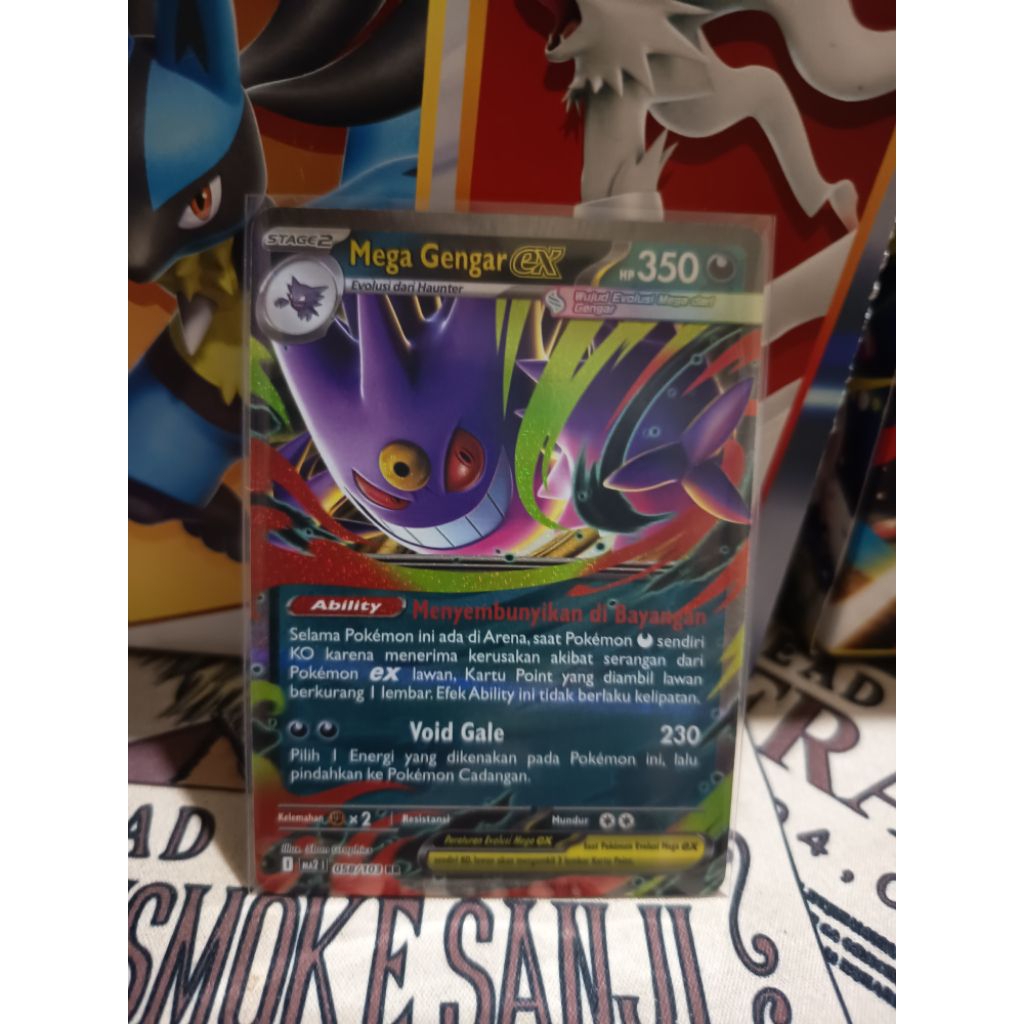 Mega Gengar ex 058/103 RR - Set Kobaran Biru - Pokemon TCG Indonesia