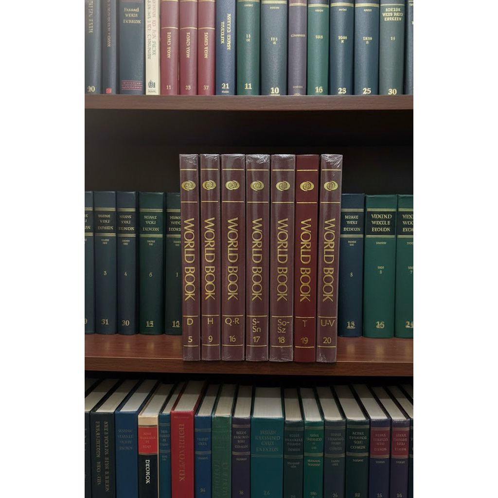 WORLD BOOK / THE WORLD BOOK ENCYCLOPEDIA 5,7,9,16,17,28,19,20