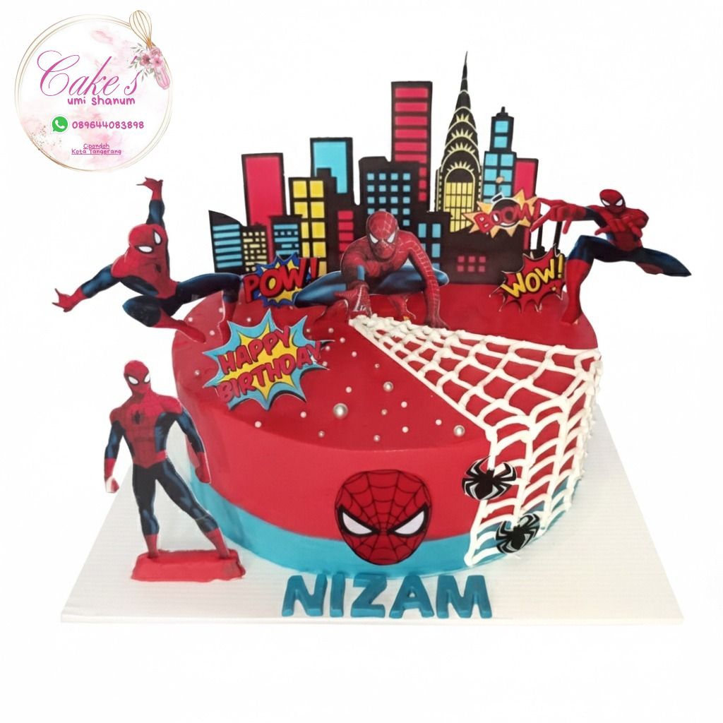 kue ulang tahun spiderman kue ulang tahun anak laki-laki kue ulang tahun tangerang
