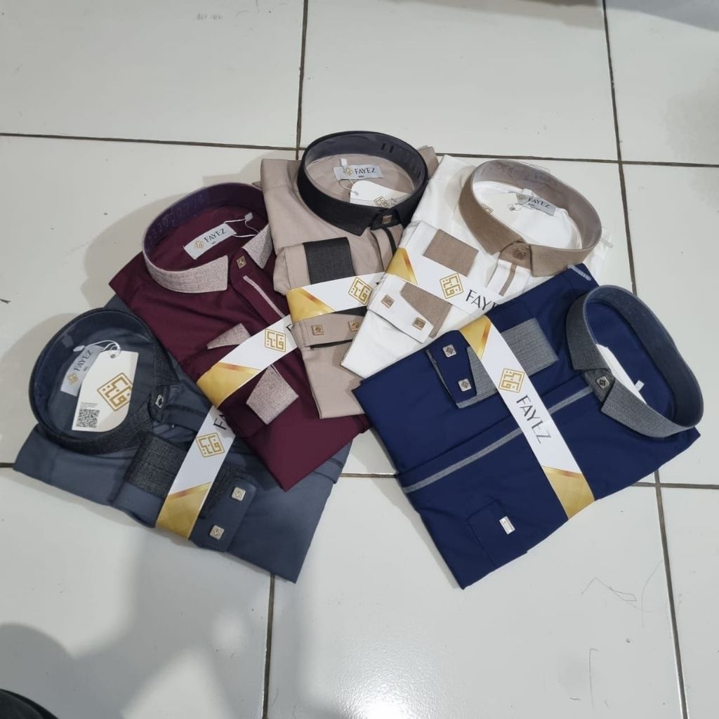 Gamis Fayez Jubah Panjang Katun Hisyam