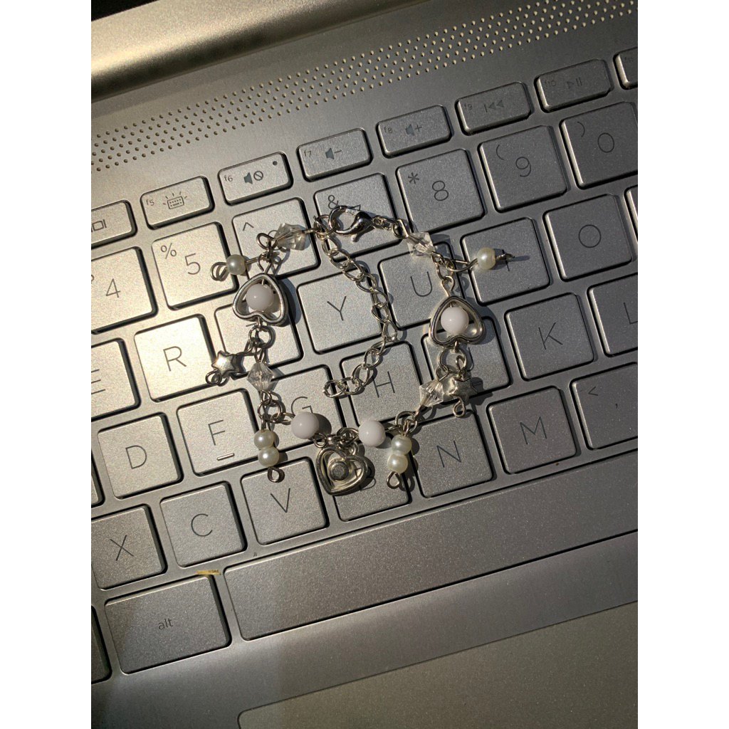 gelang stainless/gelang rantai manik