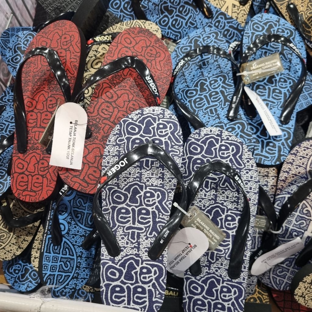 SENDAL JOGER ORIGINAL BALI 1. SANDAL JEPIT JOGER ASLI BALI | SENDAL JEPIT KARET | SENDAL CHEAPER JOG