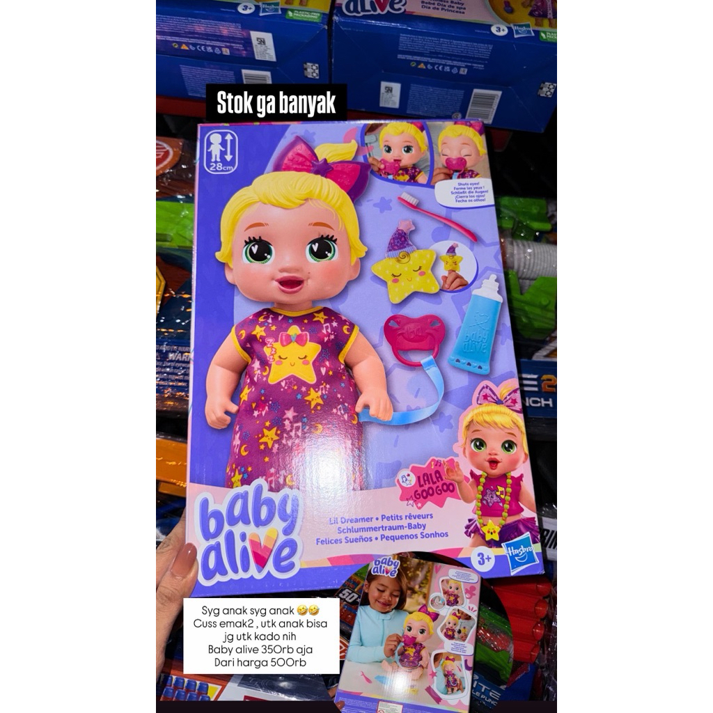 BABY ALIVE , doll, boneka