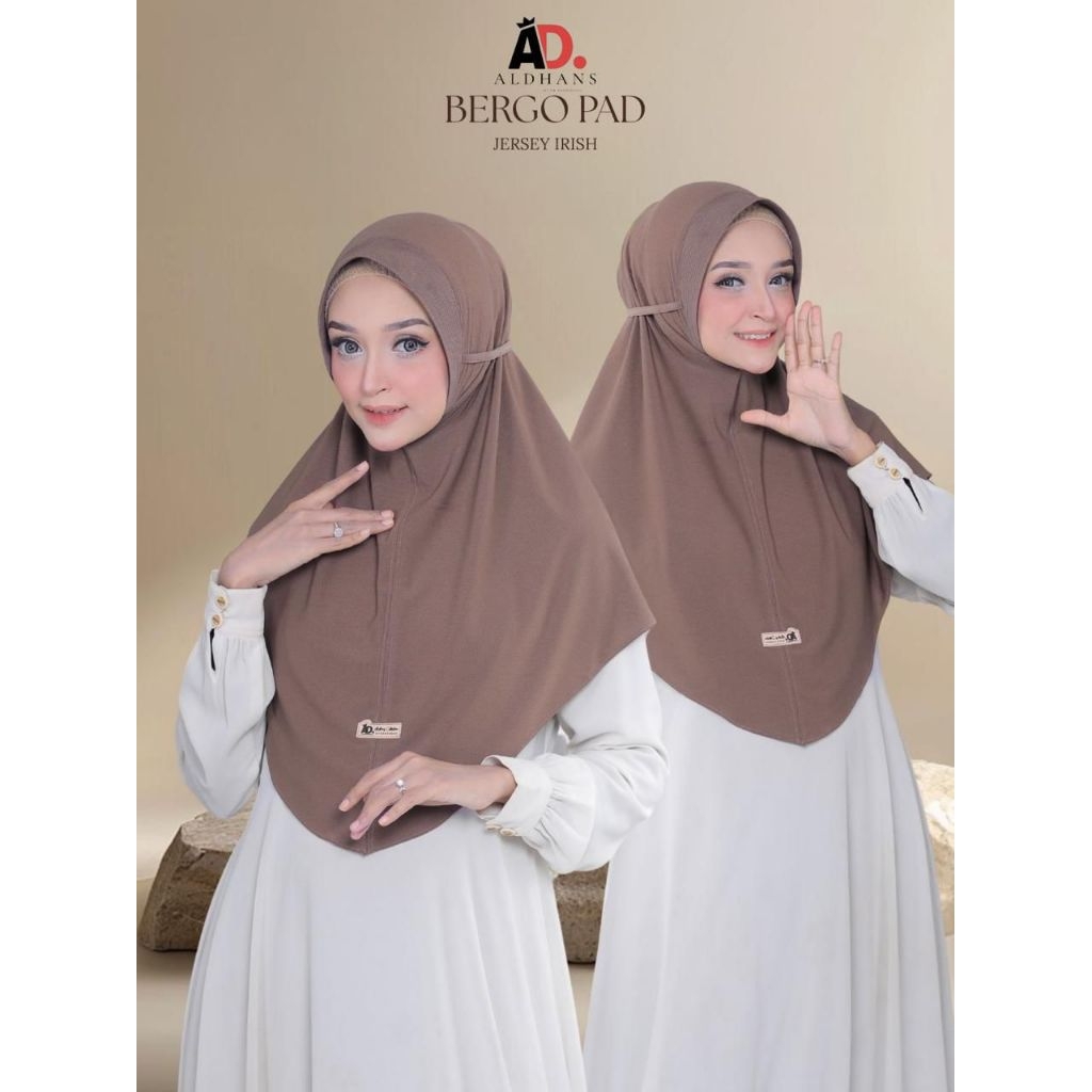 Hijab bergo pad by al dhans hijab