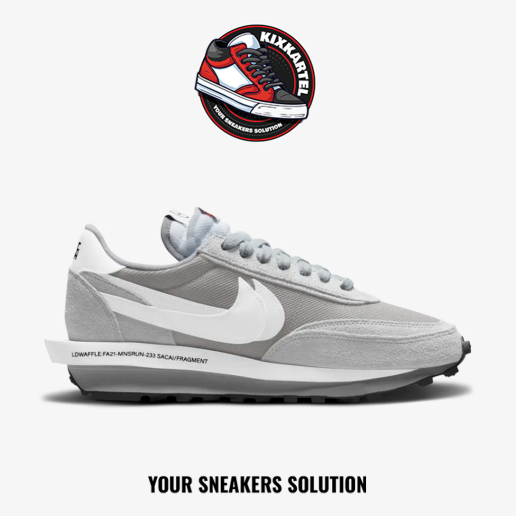 Nike LD Waffle SF Sacai Fragment Design Grey Light White Black