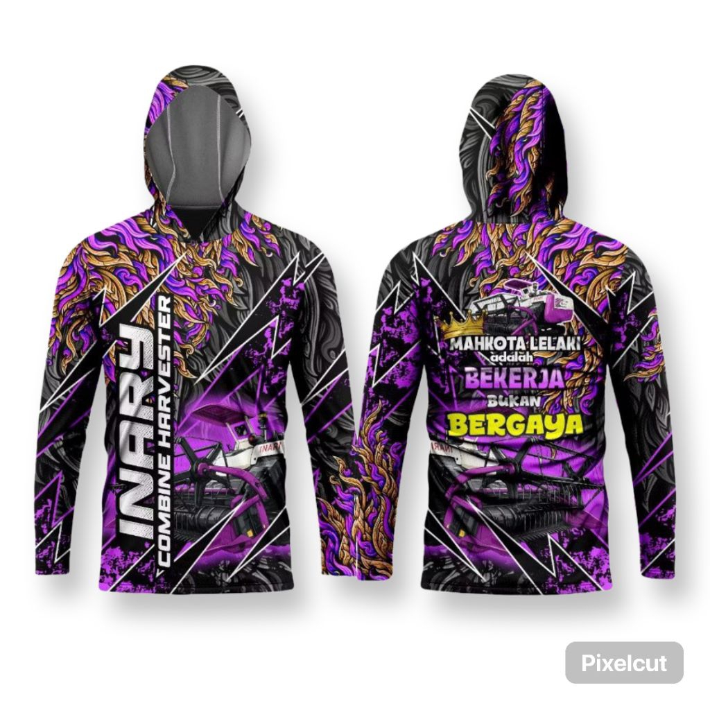 Jersey Inari Combine Harvester Printing Dryfit