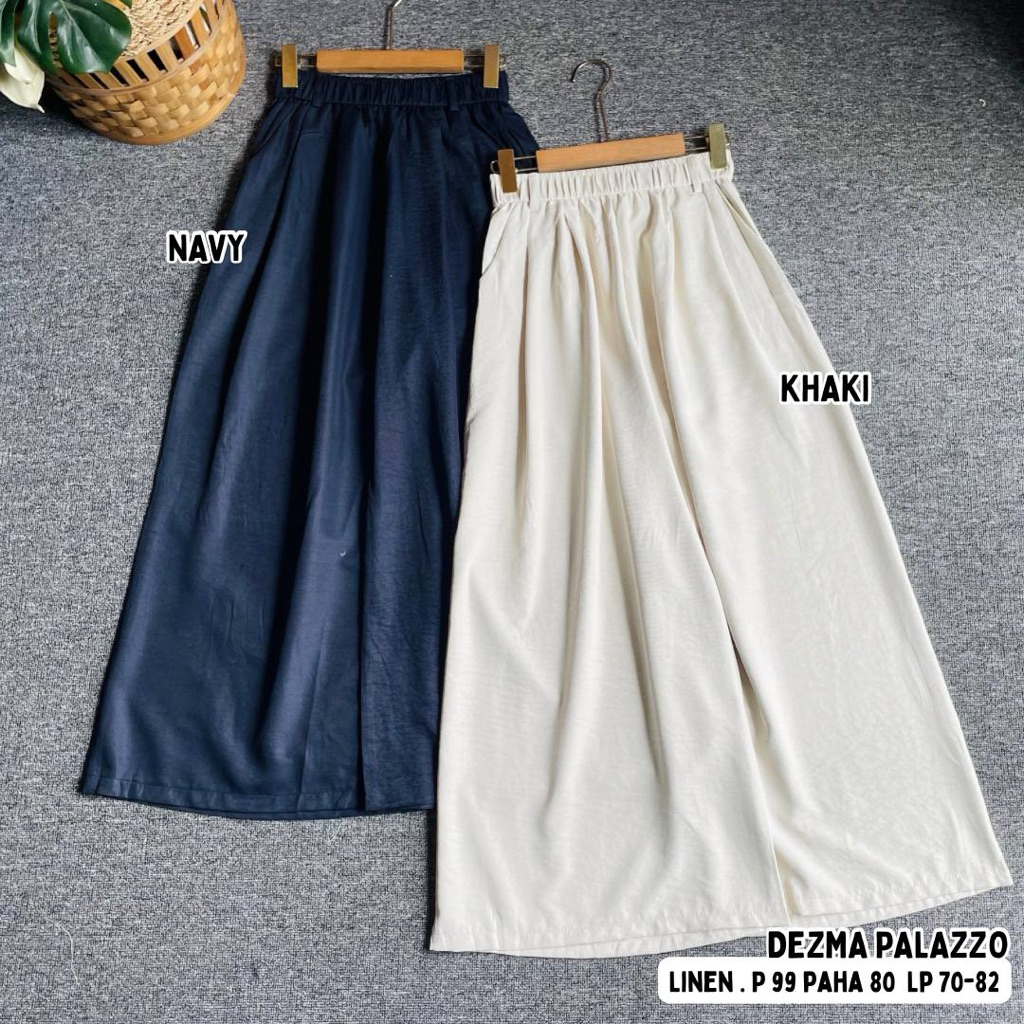 dezma Palazzo - celana wanita bahan katun import