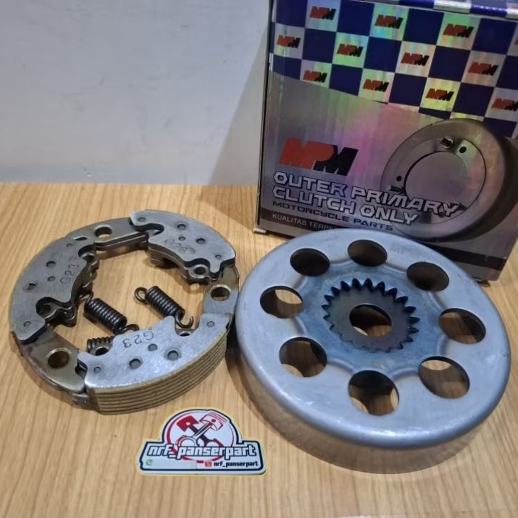 MANGKOK OTOMATIS RC100 G23//RUMAH KAMPAS GANDA KOPLING SUZUKI RC-100 TORNADO GX/BRAVO JET COOLED MPM