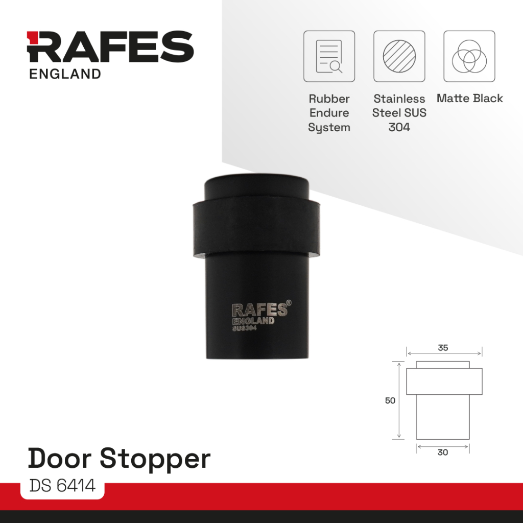 RAFES ENGLAND Door Stop Stainless Steel SUS 304