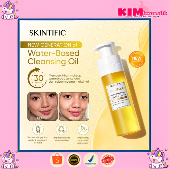SKINTIFIC - Centella Deep Cleansing Oil 200ml | oil cleanser