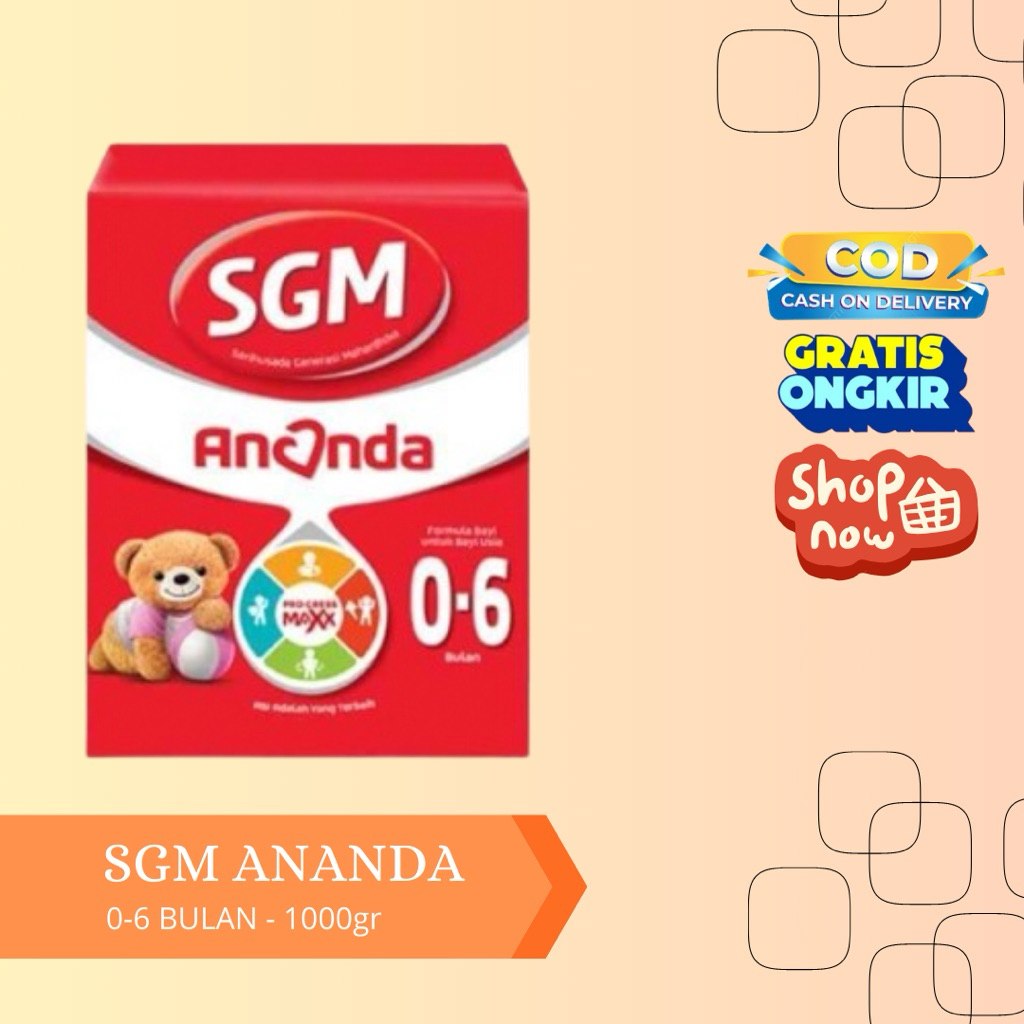 SGM ANANDA 1000gr | SGM ANANDA 0-6 BULAN 1kg | SUSU FORMULA