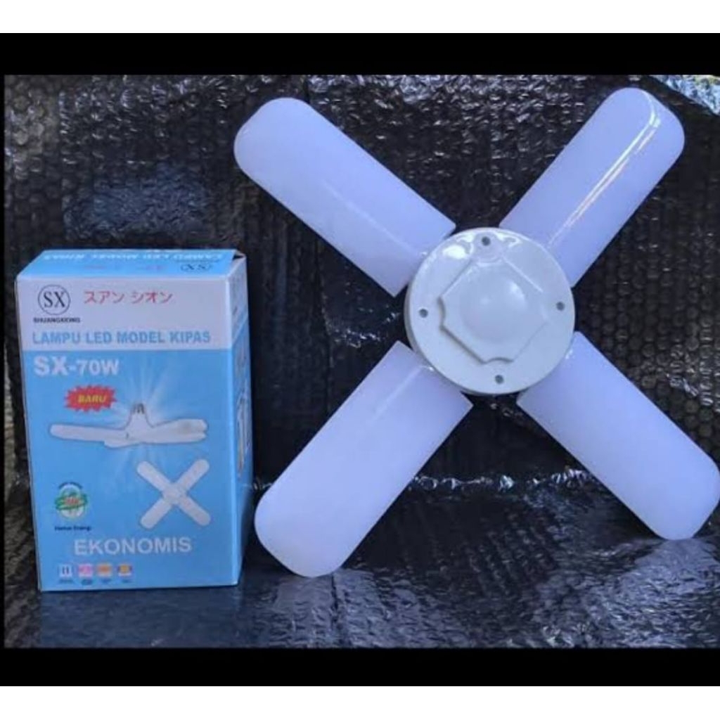 LED 4 Baling 70 Watt Model Lampu Kipas Gantung
