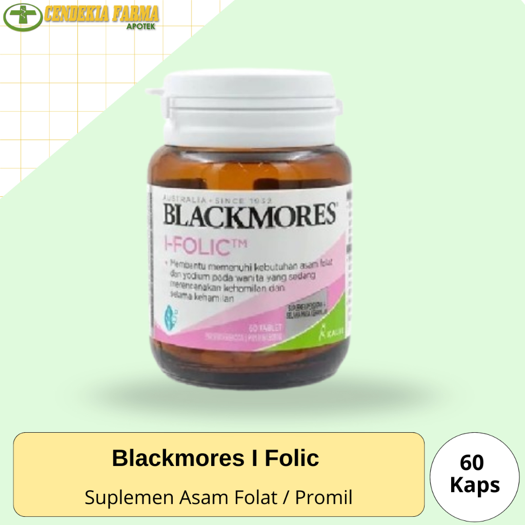 Blackmores I-Folic  60 Tablet / Suplemen Promil, Bayi