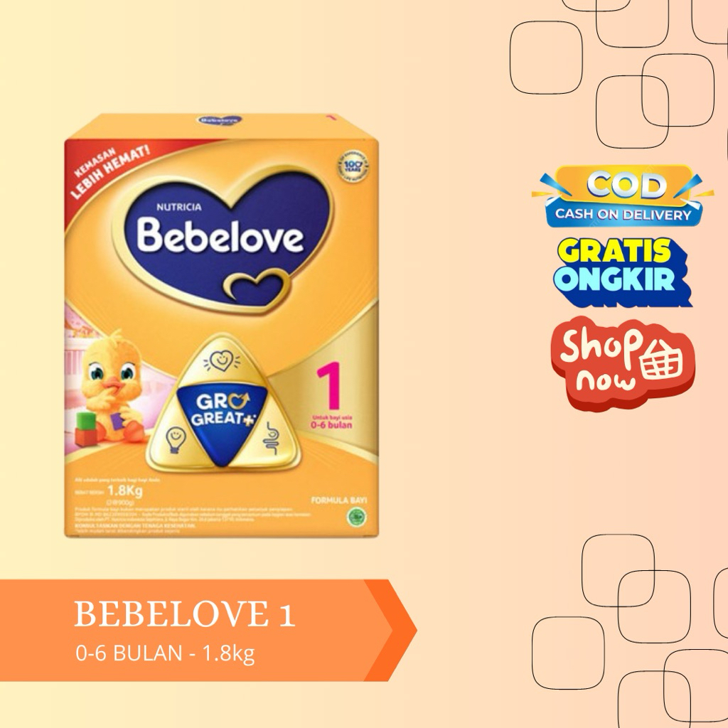 BEBELOVE 1 0-6 BULAN | BEBELOVE 1 1.8kg | BEBELOVE 1 1800gr | BEBELOVE 1