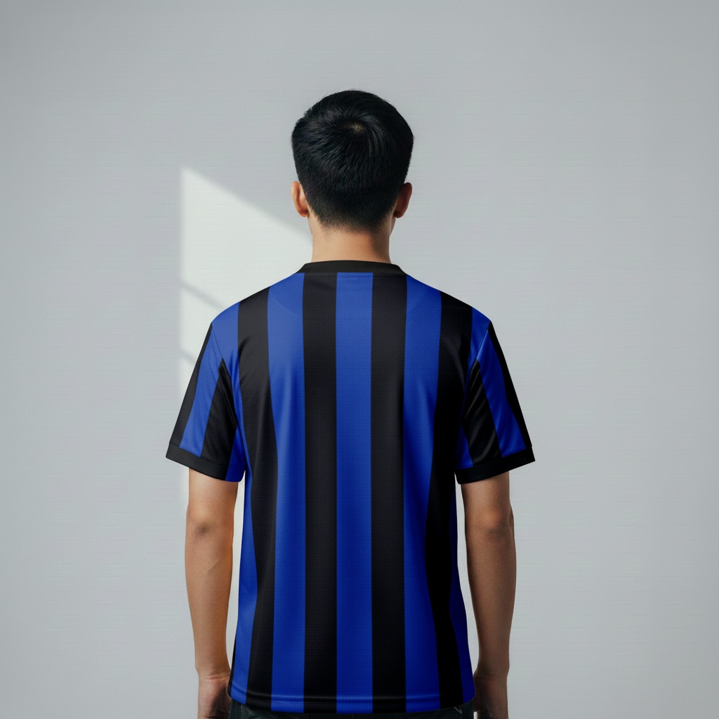 ATHLETIC SPORTWEAR - Jersey Vintage Bola Fantasy Inter Milan Home 1999-00 Fullprinting Casual - Atas