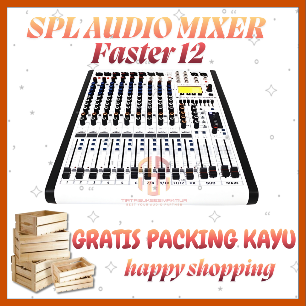 Mixer 12 Channel SPL Audio tipe Faster 12