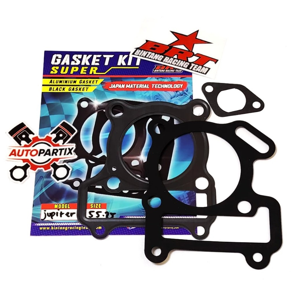 PAKING ATAS BAWAH BRT JUPITER Z 110 VEGA R NEW 55.25mm GASKET BRT PAKING BLOK HEAD 55.25 mm JUPITER 