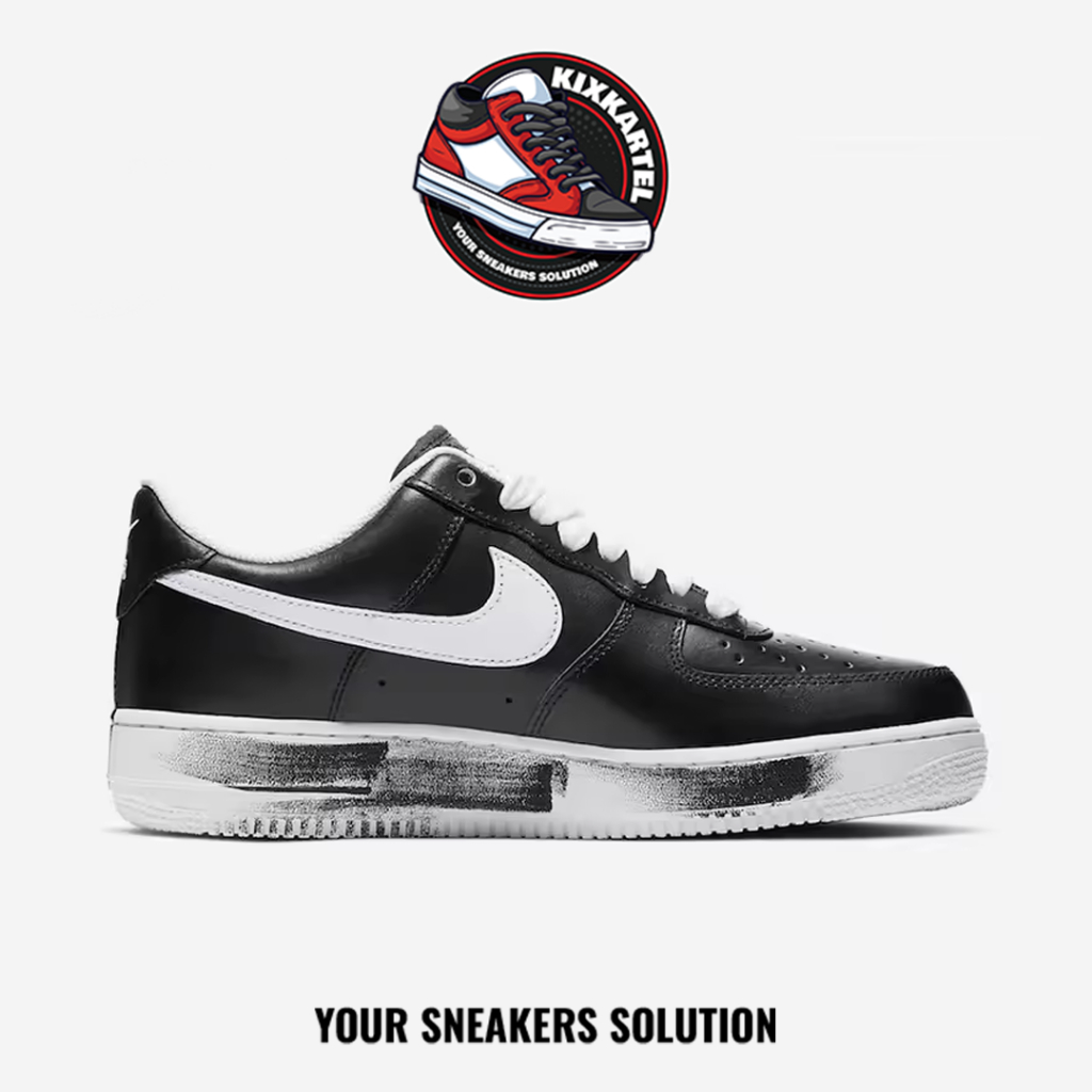Sepatu Nike Air Force 1 Low Paranoise G Dragon 1.0 OG Black White Sneakers Authentic