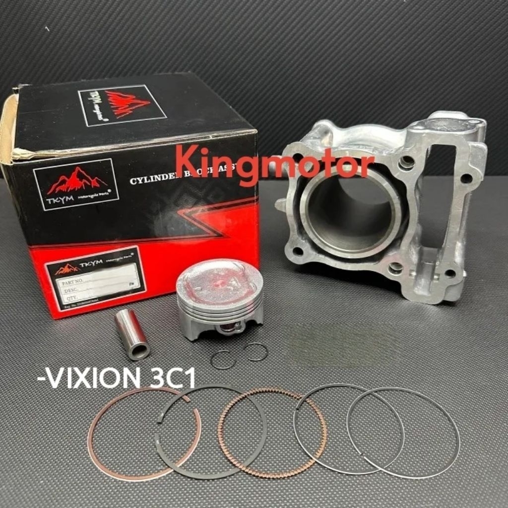 BLOK MESIN + SEHER PISTON KIT TAKAYAMA 3C1 VIXION LAMA OLD ORI TAKAYAMA